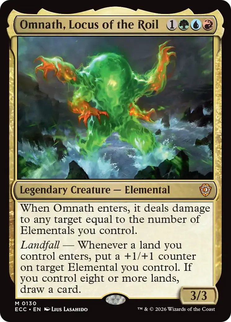 Omnath, Locus Of The Roil [Lorwyn Eclipsed Commander] 1