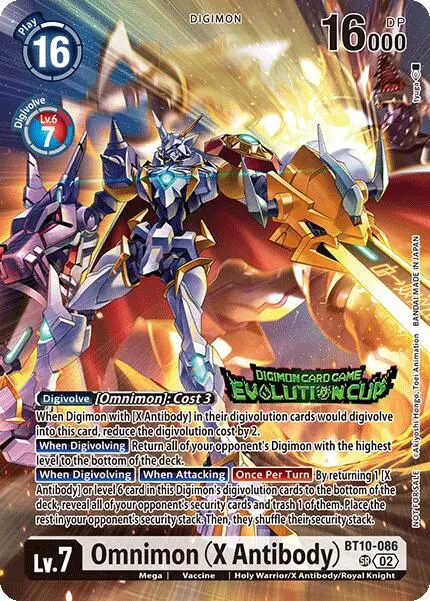 Omnimon [Bt10-086] (X Antibody) (Evolution Cup 2025 Vol. 1) [Xros Encounter] 1