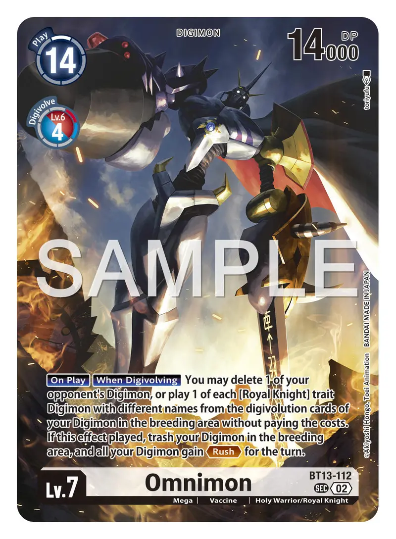Omnimon [Bt13-112] [Limited Card Pack -Another Knight-] 1