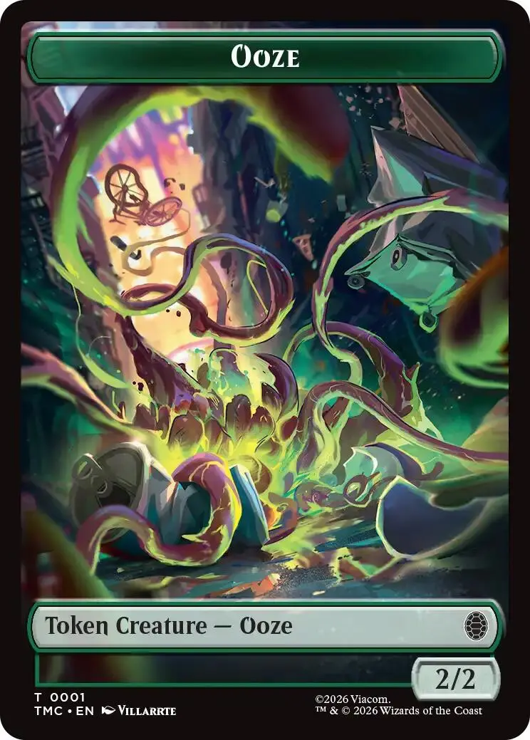 Ooze // Copy Double-Sided Token [Teenage Mutant Ninja Turtles Commander Tokens] 1