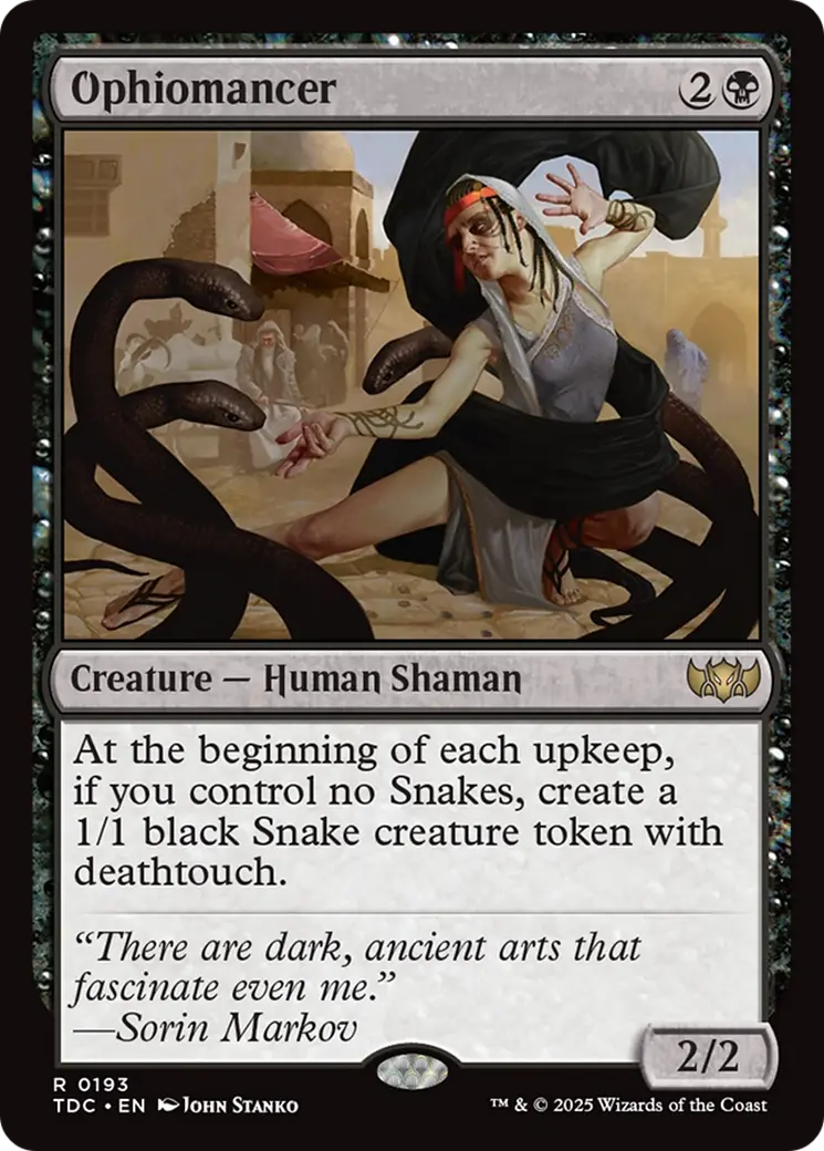 Ophiomancer [Tarkir: Dragonstorm Commander] 1