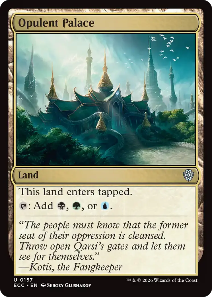 Opulent Palace [Lorwyn Eclipsed Commander] 1