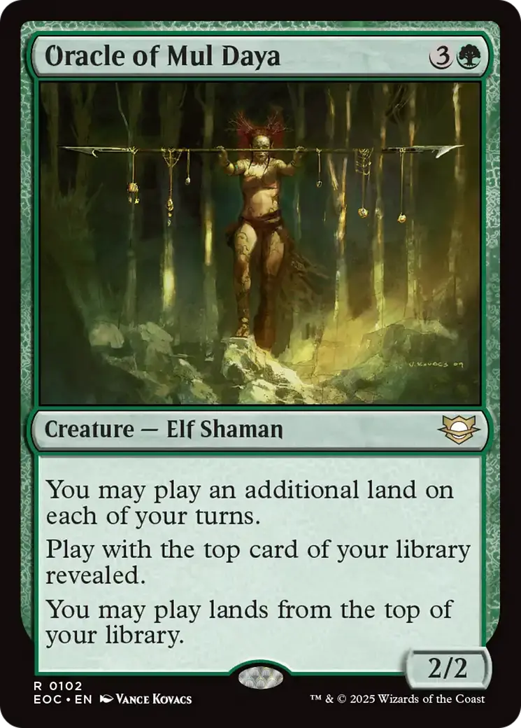 Oracle Of Mul Daya [Edge Of Eternities Commander] 1