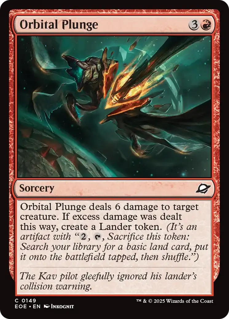 Orbital Plunge [Edge Of Eternities] 1
