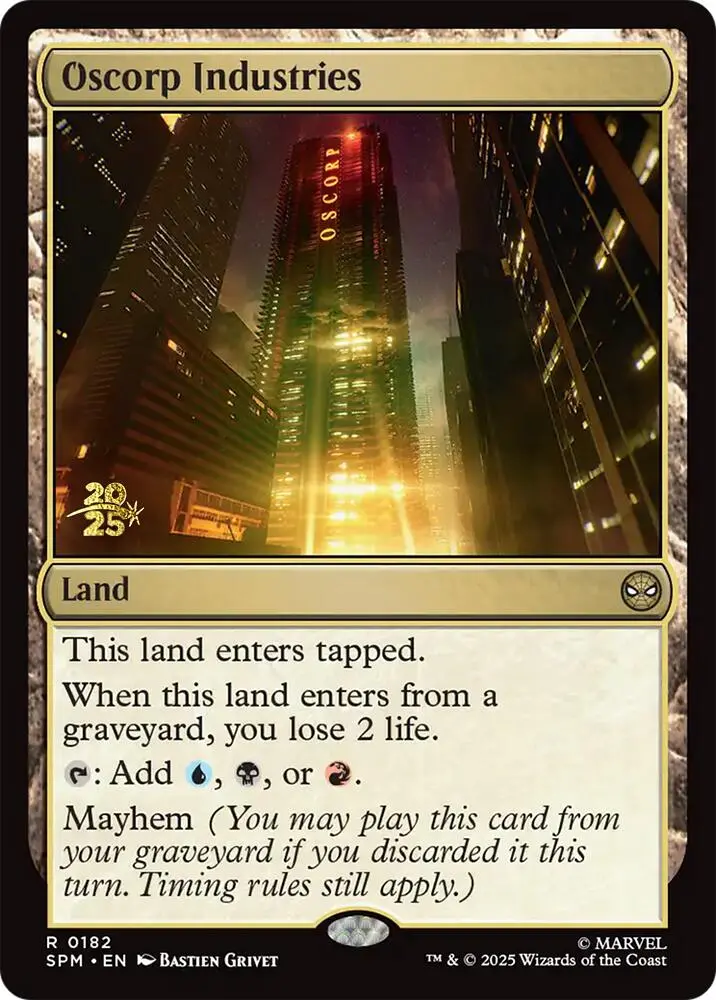 Oscorp Industries [Marvel's Spider-Man Prerelease Promos] 1