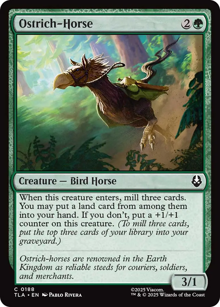Ostrich-Horse [Avatar: The Last Airbender] 1