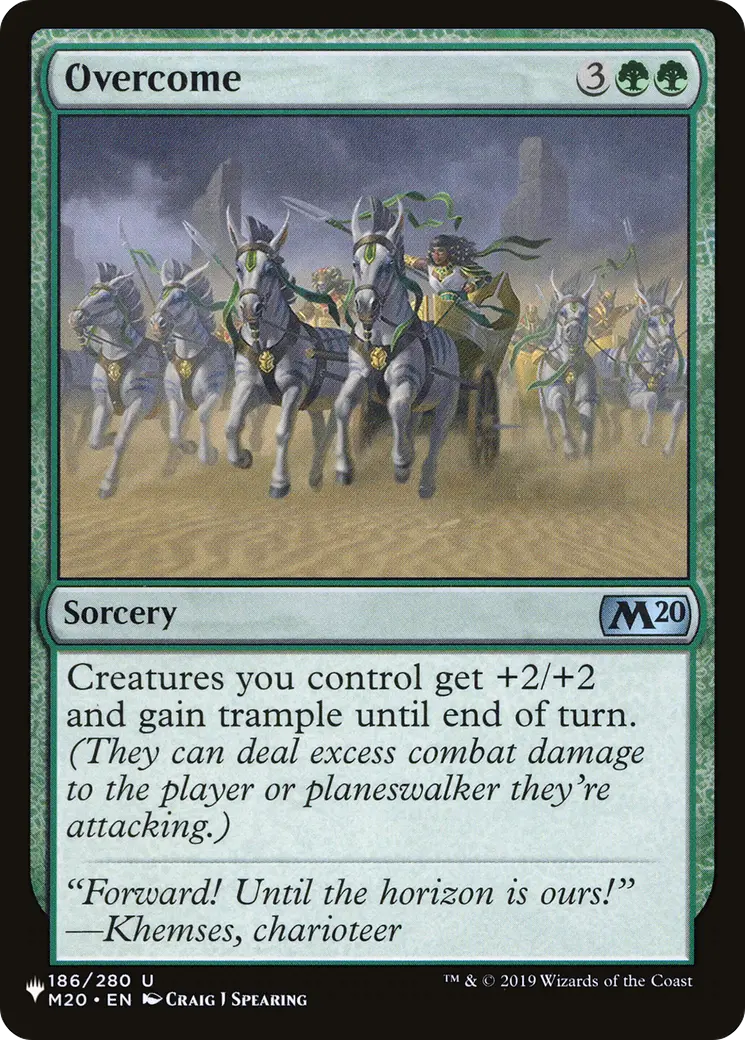 Overcome [The List] 1