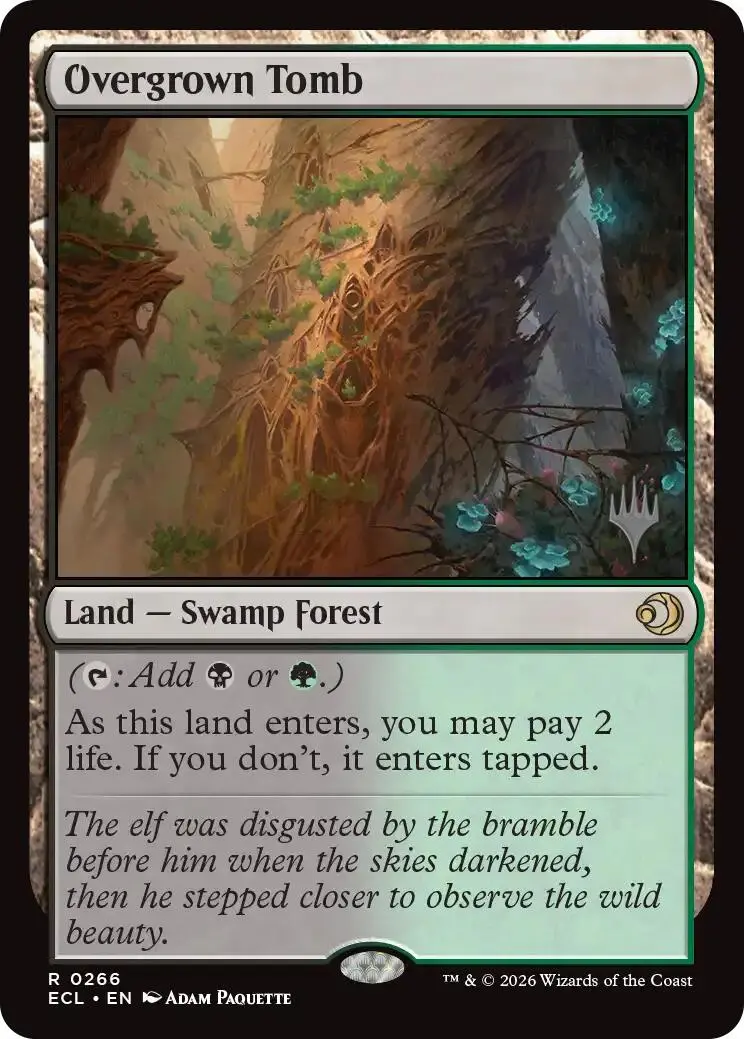 Overgrown Tomb [Lorwyn Eclipsed Promos] 1