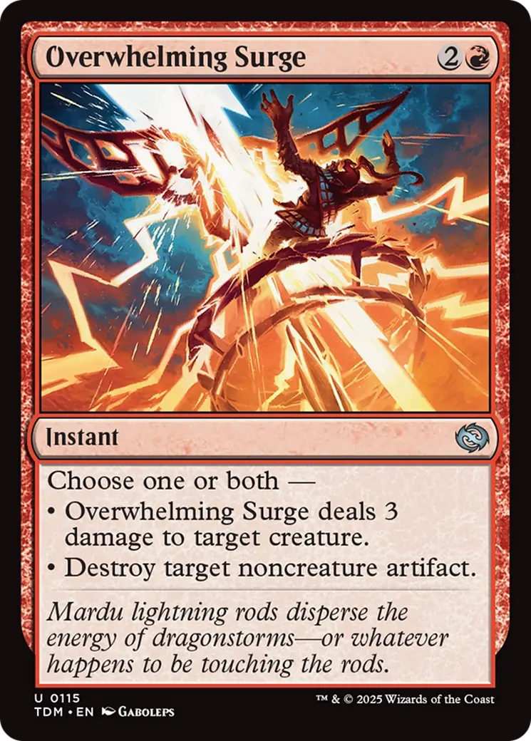 Overwhelming Surge [Tarkir: Dragonstorm] 1