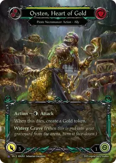 Oysten, Heart Of Gold [Sea263] (High Seas)  Cold Foil 1