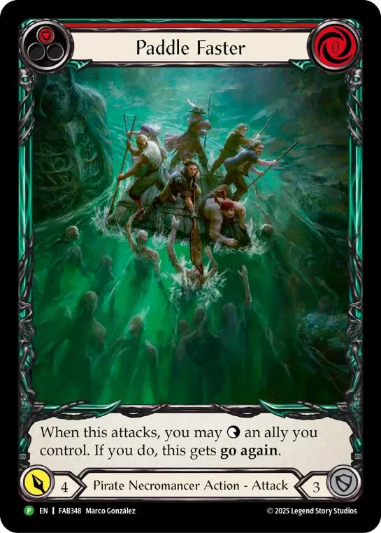 Paddle Faster [Fab348] (Promo)  Rainbow Foil 1