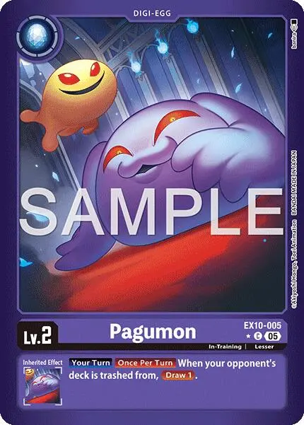 Pagumon [Ex10-005] (Limited Foil) [Sinister Order] 1