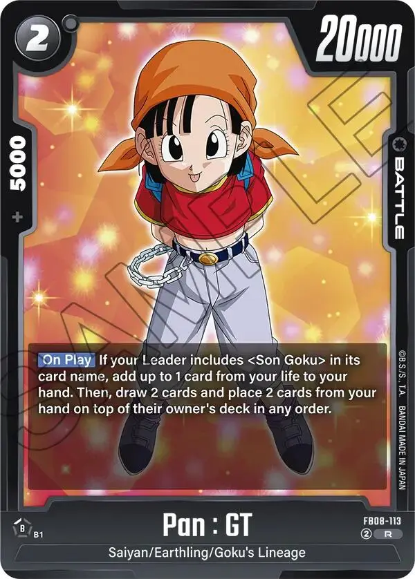 Pan : Gt (Fb08-113) [Saiyan's Pride] 1