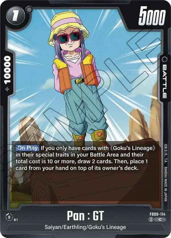 Pan : Gt (Fb08-114) [Saiyan's Pride] 1
