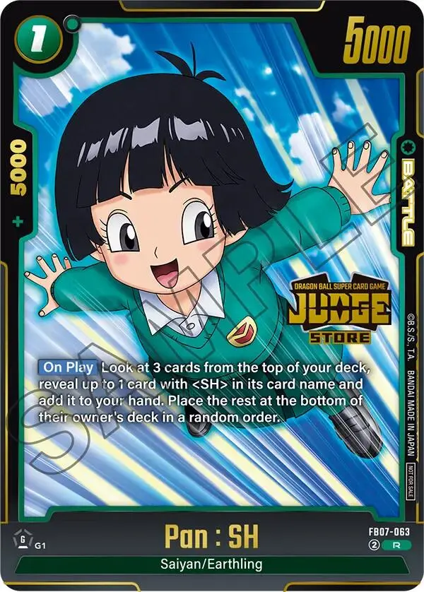 Pan : Sh (Judge Pack (Store Judge) 05) [Fusion World Tournament Cards] 1