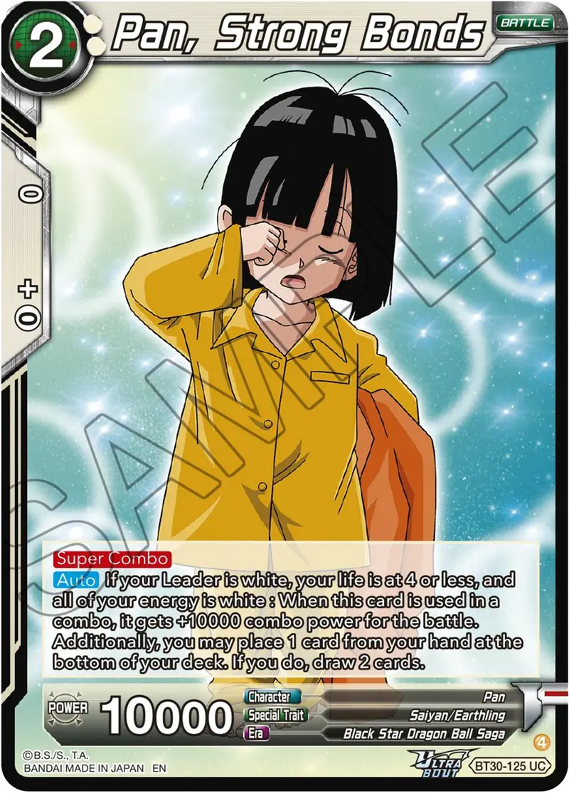 Pan, Strong Bonds (Bt30-125) [Three Glorious Fighters] 1