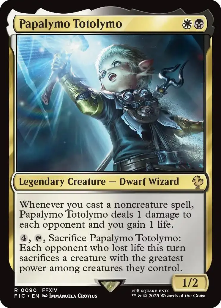 Papalymo Totolymo (Surge Foil) [Final Fantasy Commander] 1