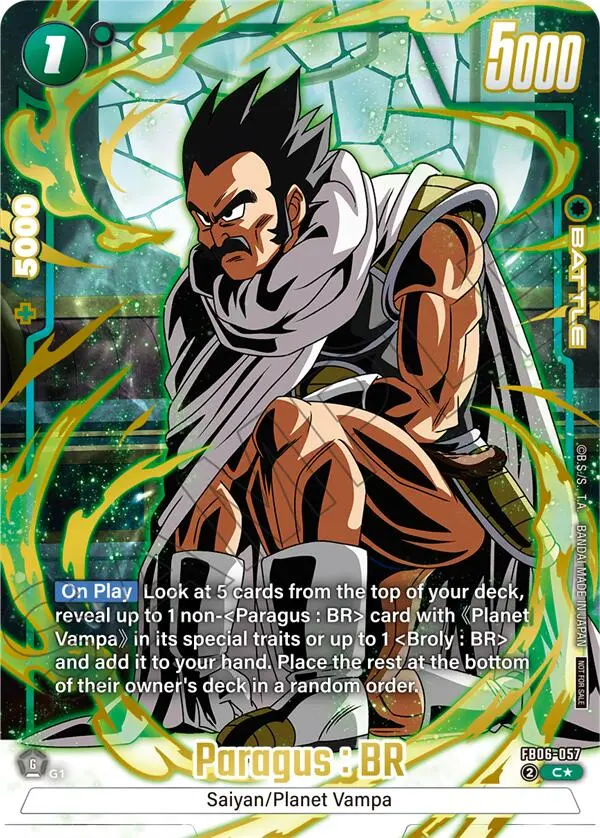 Paragus : Br (Limited Pack 02) (Alternate Art) [Fusion World Tournament Cards] 1