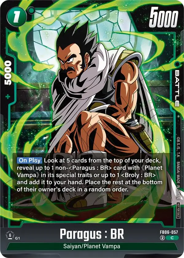 Paragus : Br (Limited Pack 02) [Fusion World Tournament Cards] 1
