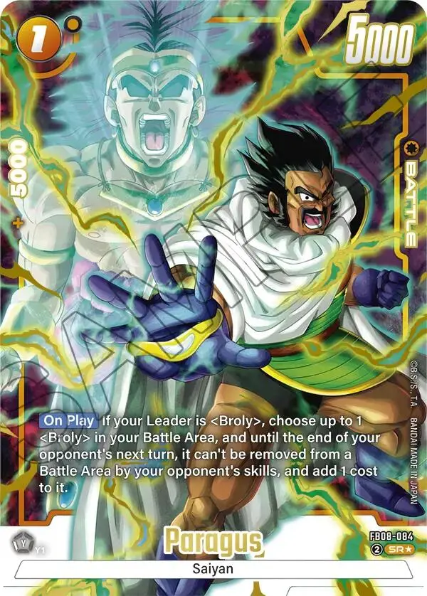 Paragus (Fb08-084) (Alternate Art) [Saiyan's Pride] 1