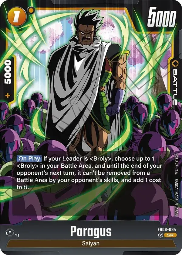 Paragus (Fb08-084) [Saiyan's Pride] 1