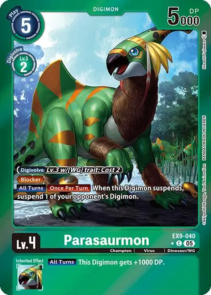 Parasaurmon [Ex9-040] (Limited Foil) [Versus Monsters] 1