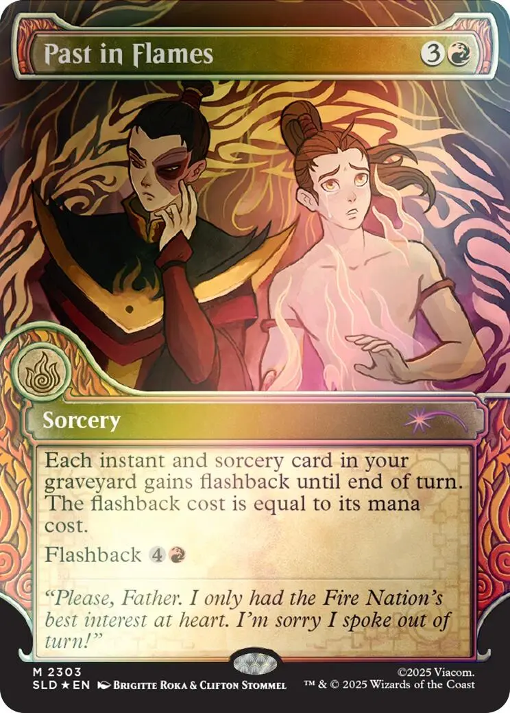 Past In Flames (Rainbow Foil) [Secret Lair Drop Series] 1