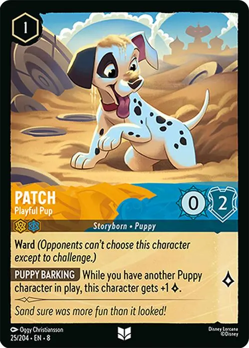 Patch - Playful Pup (25/204) [Reign Of Jafar] 1