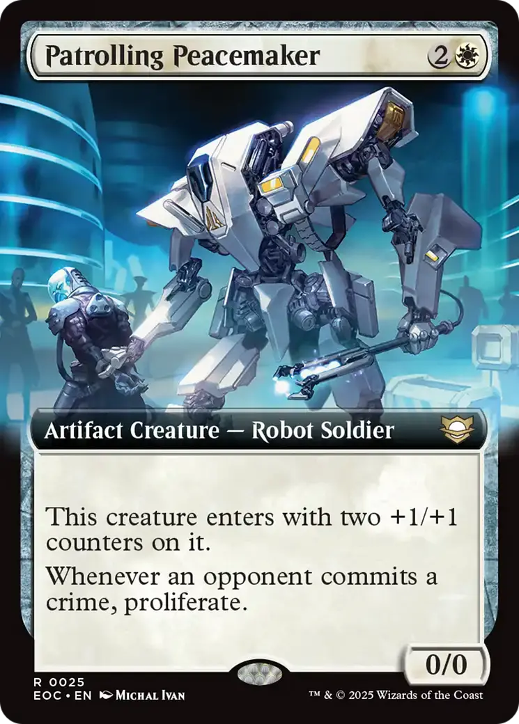 Patrolling Peacemaker (Extended Art) [Edge Of Eternities Commander] 1