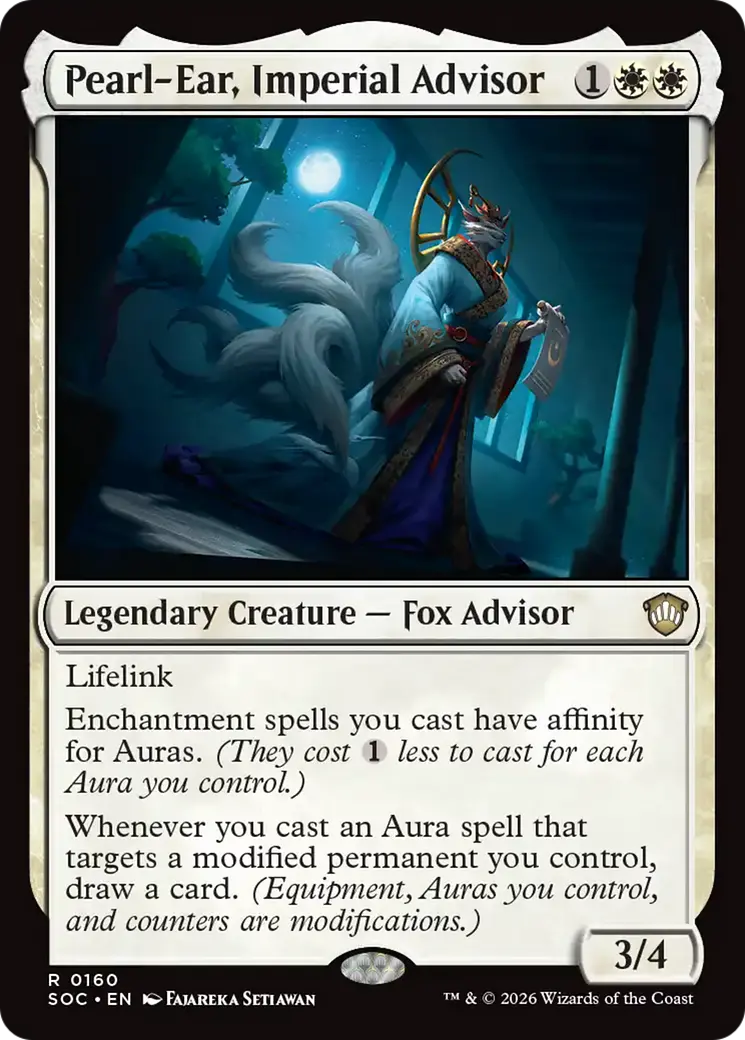 Pearl-Ear, Imperial Advisor [Secrets Of Strixhaven Commander] 1