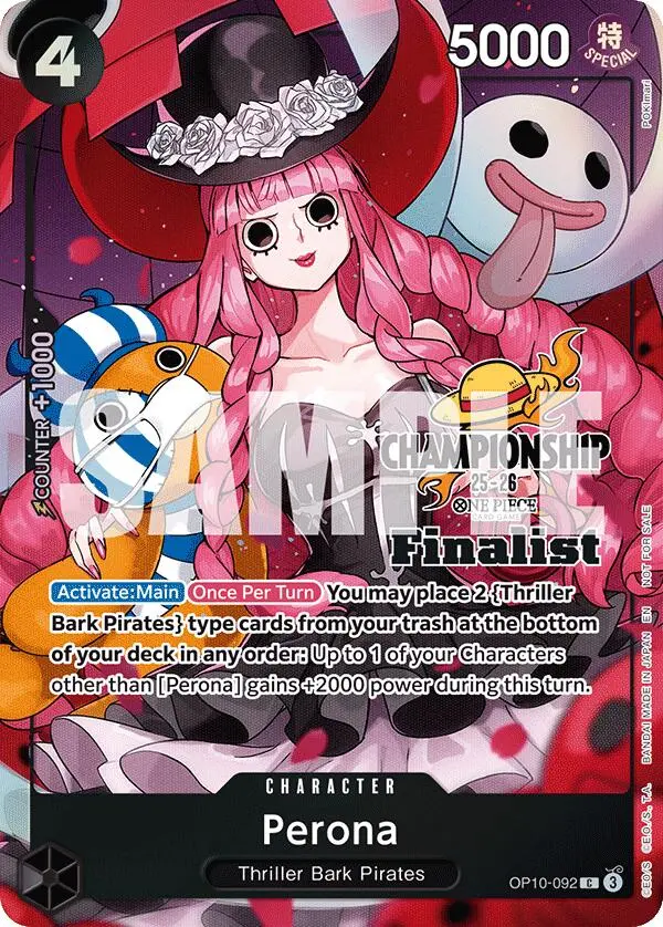Perona (Cs 25-26 Finalist Card Set 1) [One Piece Promotion Cards] 1