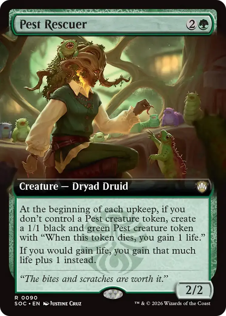 Pest Rescuer (Extended Art) [Secrets Of Strixhaven Commander] 1