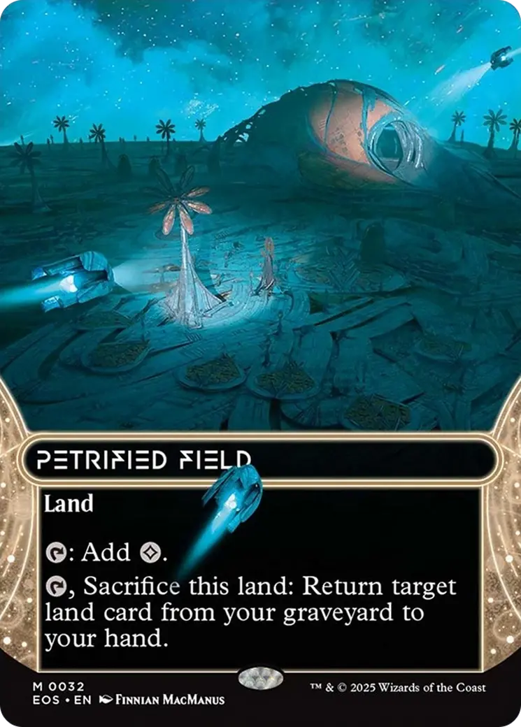 Petrified Field (0032) (Borderless) [Edge Of Eternities: Stellar Sights] 1