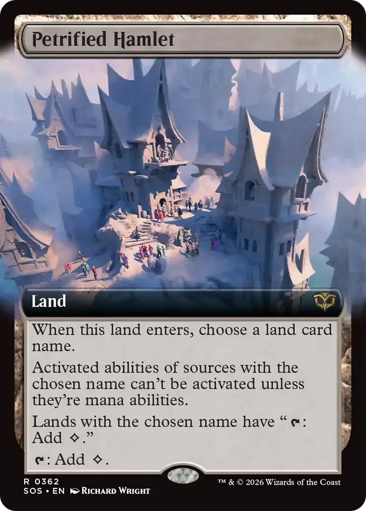 Petrified Hamlet (Extended Art) [Secrets Of Strixhaven] 1