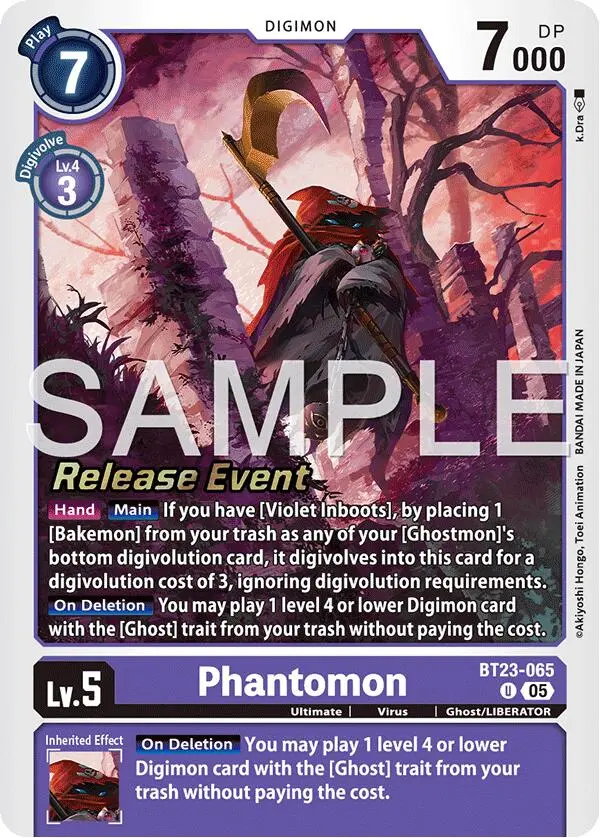Phantomon [Bt23-065] [Hackers' Slumber Release Event Cards] 1