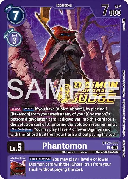 Phantomon [Bt23-065] (Judge Pack 9) [Hackers' Slumber] 1