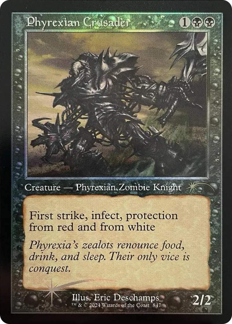 Phyrexian Crusader (Retro Frame) [Secret Lair Drop Series] 1
