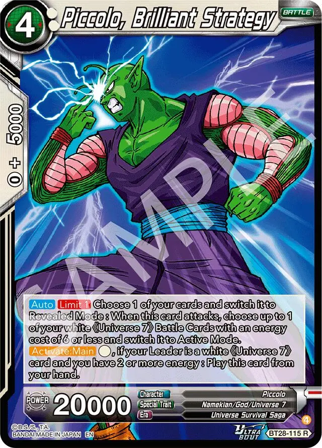 Piccolo, Brilliant Strategy (Bt28-115) [Prismatic Clash] 1