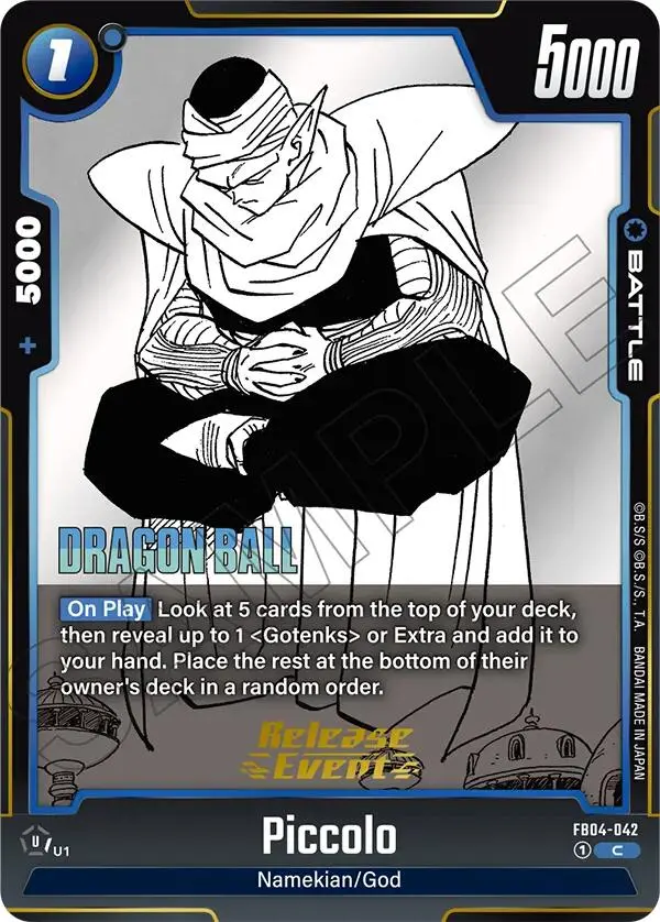 Piccolo (Fb04-042) [Manga Booster 02 Release Event Cards] 1
