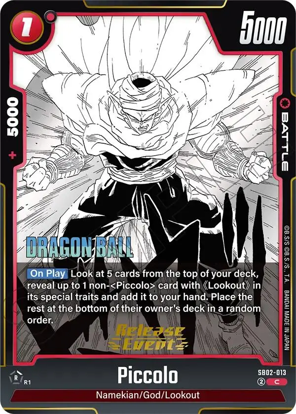 Piccolo (Sb02-013) [Manga Booster 02 Release Event Cards] 1