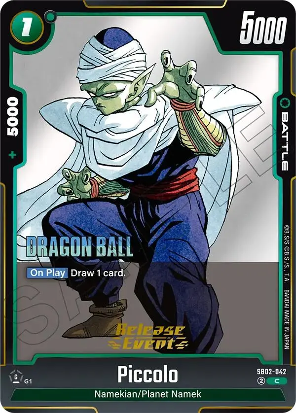 Piccolo (Sb02-042) [Manga Booster 02 Release Event Cards] 1