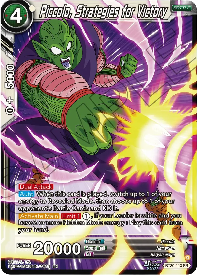 Piccolo, Strategies For Victory (Bt30-113) [Three Glorious Fighters] 1
