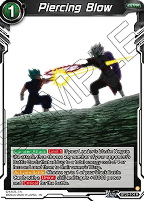 Piercing Blow (Bt29-104) [Fearsome Rivals] 1