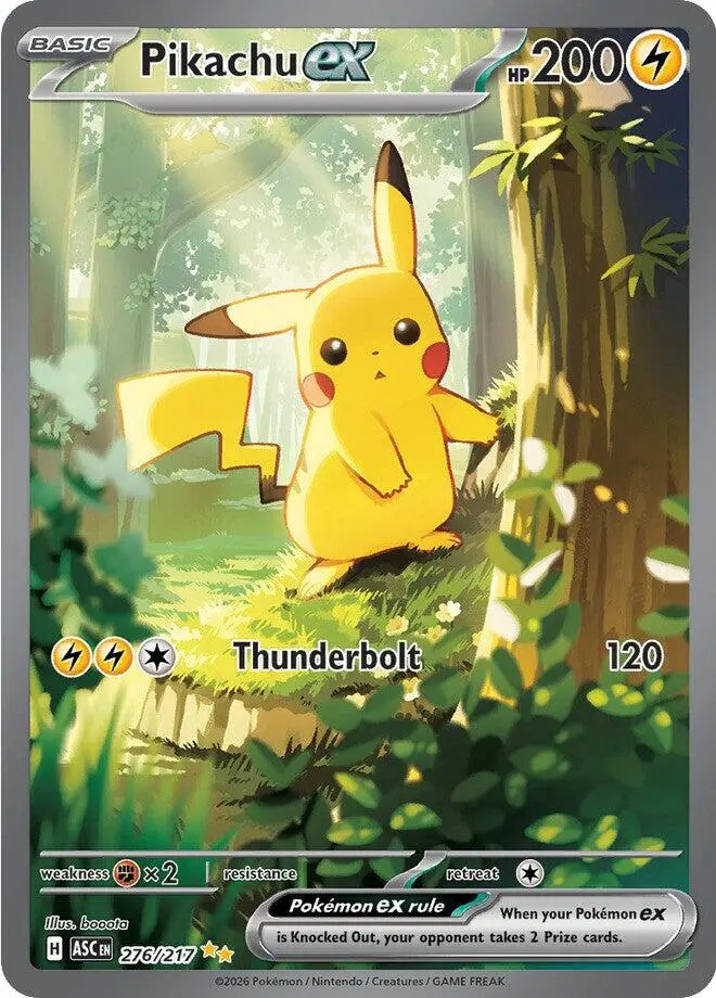 Pikachu Ex (276/217) [Mega Evolution: Ascended Heroes] 1