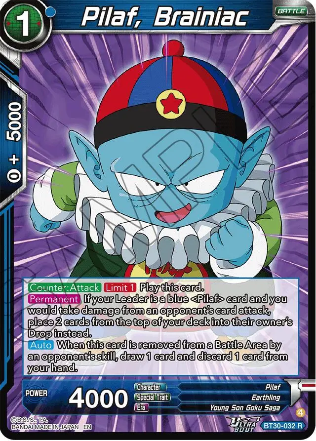 Pilaf, Brainiac (Bt30-032) [Three Glorious Fighters] 1