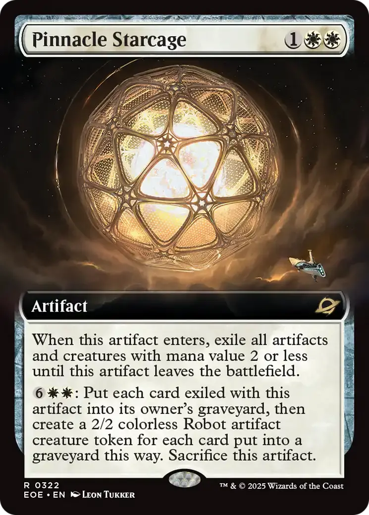 Pinnacle Starcage (Extended Art) [Edge Of Eternities] 1
