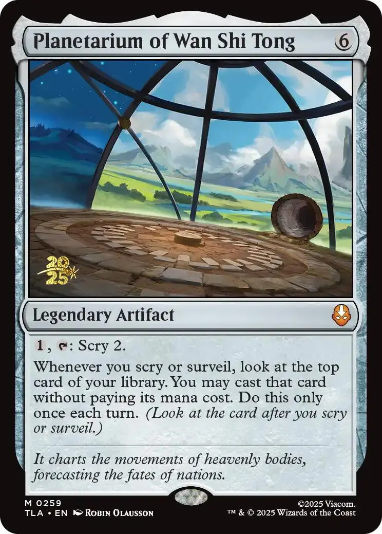 Planetarium Of Wan Shi Tong [Avatar: The Last Airbender Prerelease Cards] 1