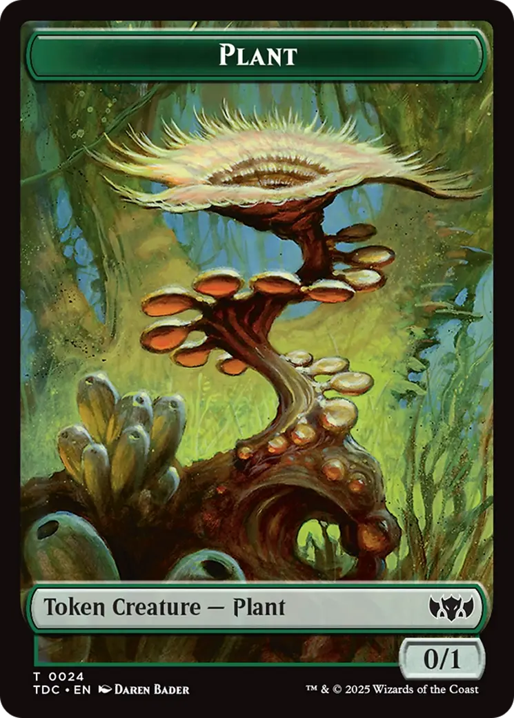 Plant // Goat Double-Sided Token [Tarkir: Dragonstorm Commander Tokens] 1