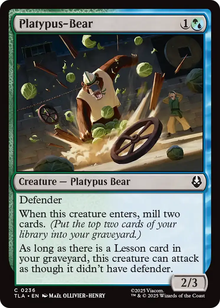 Platypus-Bear [Avatar: The Last Airbender] 1