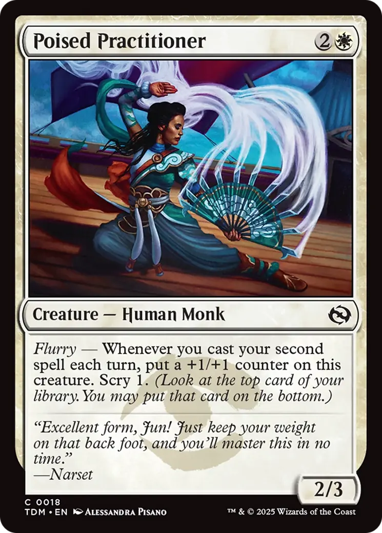 Poised Practitioner [Tarkir: Dragonstorm] 1